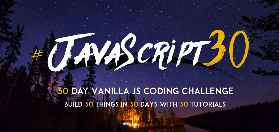 JavaScript 30 Days Challenge